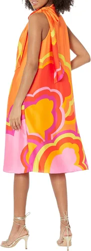 Vista 2 de Trina Turk Vestido halter estampado para mujer