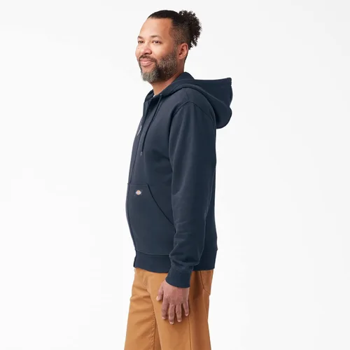 Vista 4 de Dickies - Sudadera con capucha y cierre completo de forro polar para hombre