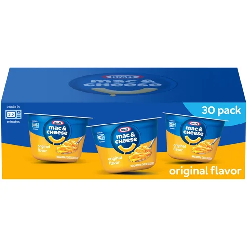 Vista 10 de Kraft - Cena para macarrones con queso, 8 tazas para microondas, original, 2.05 onzas Para cenas o cenas fáciles, sin sabores artificiales