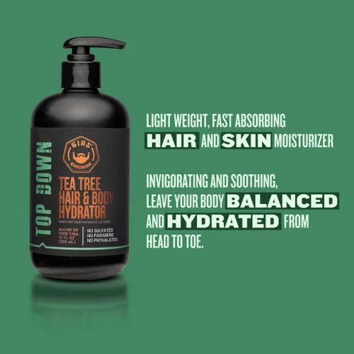 Vista 4 de GIBS Hidratador de cabello y cuerpo de arriba hacia abajo