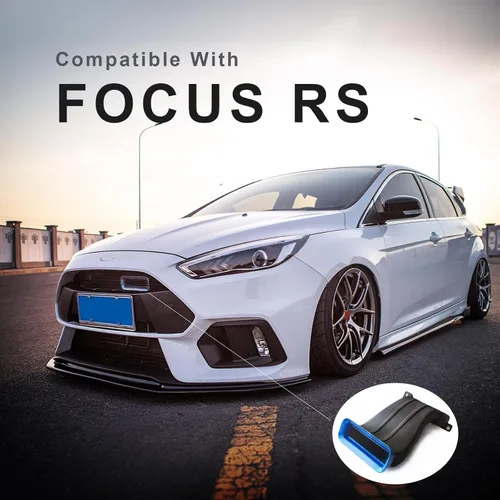 Vista 6 de Modificación de esnórquel de entrada de aire Tuyere entrada de boca grande compatible con MK3 MK3.5 Ford Focus ST RS Hatchback 4D Sedan 2012-2018