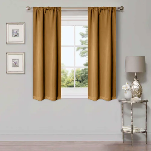 Vista 21 de Superior Blackout Curtains, Room Darkening, Bedroom, Drapes, Kitchen, Living Room Window Accents, Sun Blocking, Thermal, 2 Pack, Solid Blackout