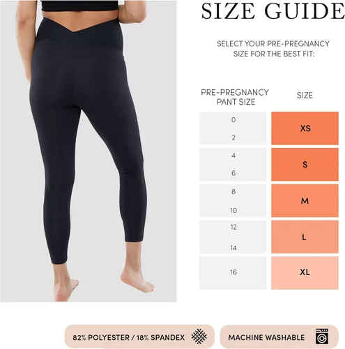 Vista 5 de Ingrid & Isabel Basics - Active Maternity Leggings - Over The Belly Active Wear Pregnancy Leggings for Women