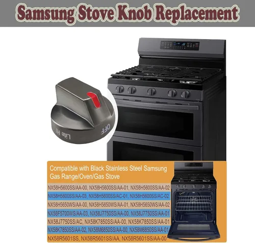 Vista 3 de Repuesto de repuesto para estufa de horno de cocina a gas para Samsung NX58M6850SG, NX58J7750SG, NX58J5600SG, NX58J5600SG, NX58K7850SG NX58K7850SG