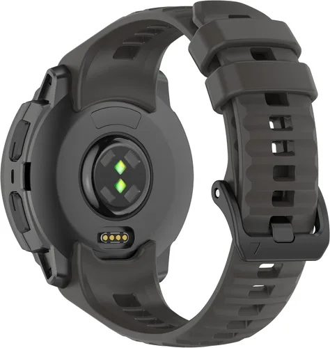 Vista 18 de Correas de Repuesto para Relojes Garmin Instinct, Correa de Silicona Suave Compatible con Garmin Instinct 2/Solar/Tactical Verde militar