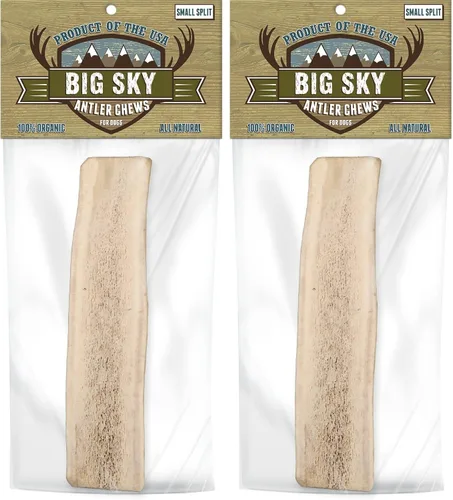 Vista 7 de Big Sky Antler Chew Split, pequeño 1ct