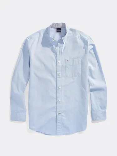 Vista 4 de Tommy Hilfiger Men's Adaptive Magnetic Long Sleeve Button Down Shirt in Classic Fit