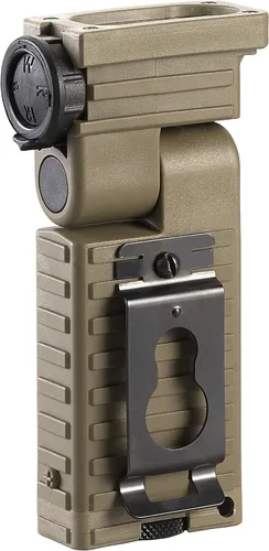 Vista 3 de Streamlight 14032 Sidewinder Linterna táctica militar con articulación de cabeza y baterías, Coyote
