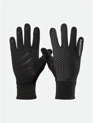 Vista 8 de Nathan Reflective Gloves. for Running and Outdoor Activity. Touch Screen Finger for Smartphone Use.