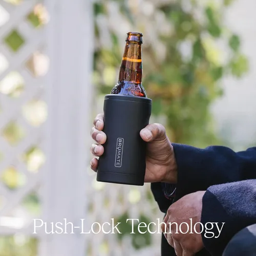 Vista 2 de BrüMate Hopsulator Bott'l Enfriador de Botellas Aislado para Botellas de Vidrio Estándar de 12oz Soporte de Bebidas de Botellas de Vidrio de Acero