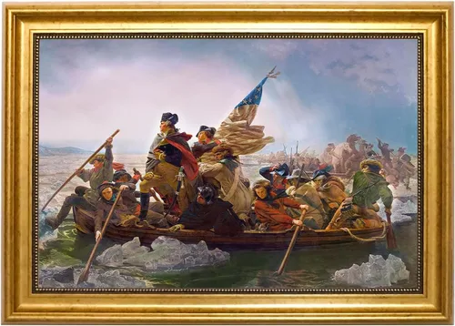 Vista 10 de ELITEART - Washington Crossing the Delaware por Emanuel Gottlieb Leutze Reproducción de pintura al óleo Giclée Wall Art Impresiones en lienzo Lona