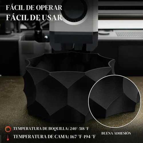 Vista 7 de TINMORRY - Filamento PETG CF de 1.75 mm para impresora 3D, compatible con Bambu LAB, Creality K1C, QIDI MAX3, FLASHFORGE Adventurer 5M, Prusa MK4