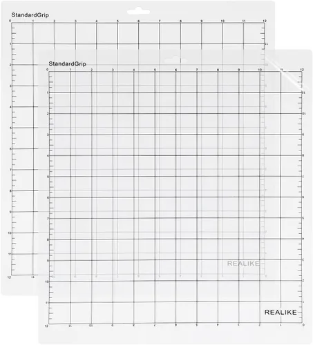 Vista 7 de REALIKE LightGrip - Alfombrilla de corte compatible con Cricut Maker 4/Maker 3/Maker/Explore 4/3/Air 2/Air/One, paquete de 2 alfombrillas de 12 x 12