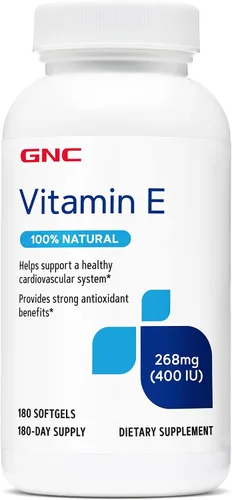 Vista 8 de GNC Vitamina E 200 mg, apoya el sistema cardiovascular saludable, 100