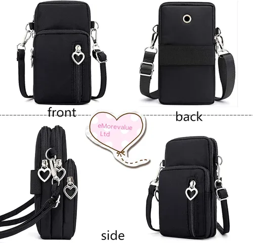 Vista 5 de Cartera para teléfono celular, bolsa cruzada para Samsung Galaxy S24 S23 Ultra S21 S22 S20 Plus Fe Note 20 A15 5G A25 A35 A05S A14 A13 A54 A71