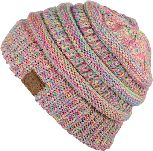 Vista 451 de C.C Trendy Warm Chunky Soft Stretch Cable Knit Beanie