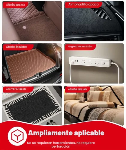 Vista 6 de PHIXBEAR Tiras de Gancho y Bucle con Súper Adhesivo Resistente, Hechas de 3M, Resistentes al Calor, Impermeables, para Uso en Exteriores