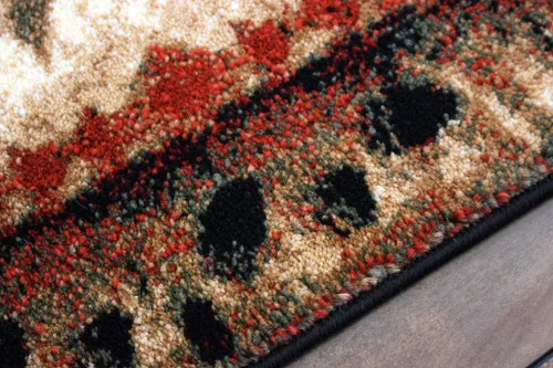 Vista 7 de Masada Masada Rugs 2'x3' Alfombra temática de cabina/cabaña con escena de oso y cachorro