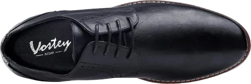 Vista 3 de Vostey Zapatos de vestir para hombre, zapatos Oxford formales, zapatos clásicos con cordones Derby