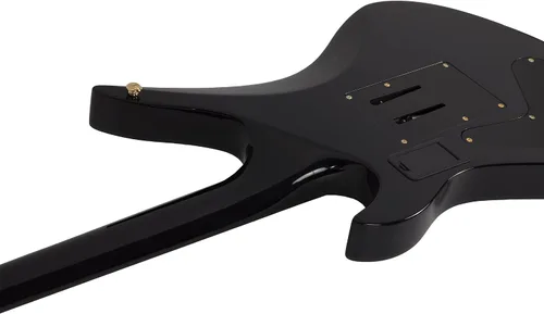 Vista 8 de Schecter Synyster Gates Custom-S - Negro con rayas doradas