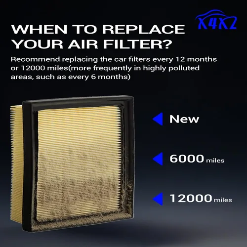 Vista 6 de Filtro de aire de motor para Subaru Impreza Crosstrek Ascent Forester Outback WRX 16546AA16A 2017-2024