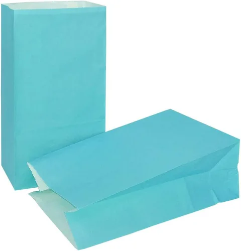 Vista 25 de Bolsas de papel negras mini KEYYOOMY, bolsas negras de fiesta para regalos, pequeña bolsa de papel para favores de fiesta, bolsa de papel