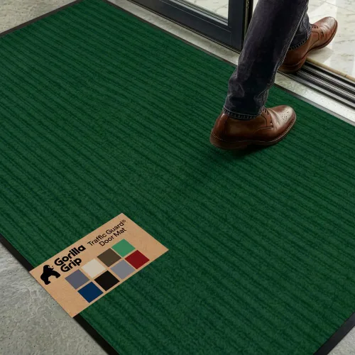Vista 27 de GORILLA GRIP Traffic Guard - Tapete resistente para interiores y exteriores Negro