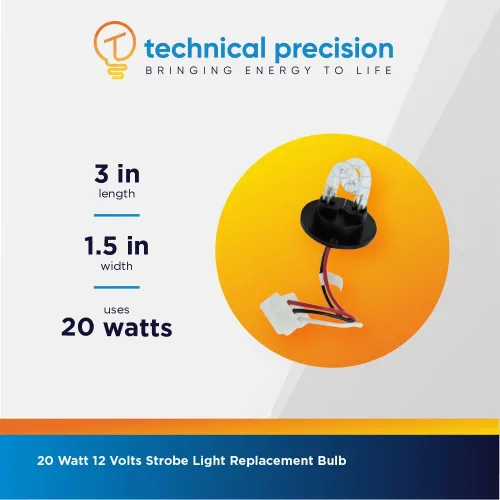 Vista 7 de Repuesto de luz estroboscópica TP para Whelen Engineering 01-0461403-00, 1 paquete Foco para ocultar un camino