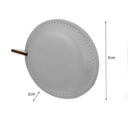 Vista 3 de Cinta métrica suave para el cuerpo, 59.1 in, 60 pulgadas, cinta métrica de doble escala, cinta métrica retráctil para medición corporal, costura