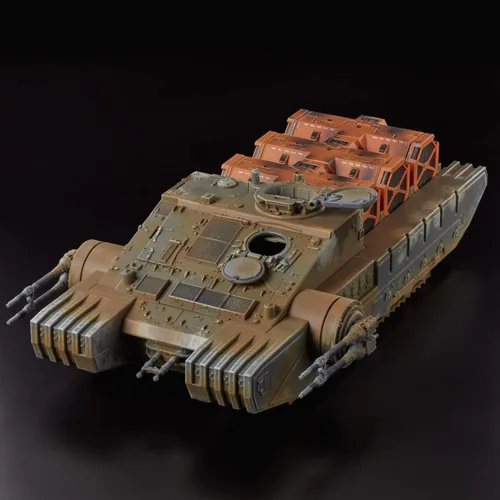 Vista 6 de Star Wars Tanque de asalto de combate imperial vintage