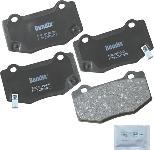 Vista 145 de Bendix Priority1 CFC154 - Juego de pastillas de freno de disco para Avanti II, Century, LeSabre, Regal, Riviera, chasis comercial, DeVille