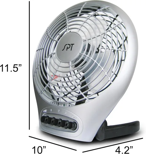 Vista 5 de SF-0703: Ventilador de escritorio de 7″ con ionizador