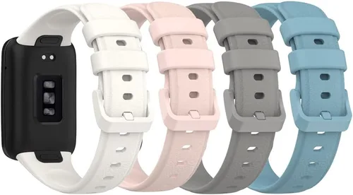Vista 3 de Senter Correa de silicona suave de liberación rápida para reloj inteligente Huawei Band 7 Pro