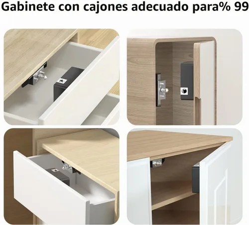 Vista 2 de RFID cerradura electrónica del gabinete ocultado DIY para armario de madera armario cajón armario cerradura pestillo