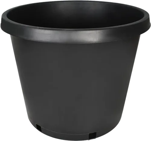 Vista 3 de Paquete de 5 macetas redondas de 15 galones de alta calidad para plantas de jardín para plantas de interior y exterior, plántulas, flores, verduras