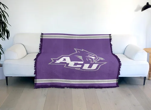 Vista 6 de LOGOVISION Manta Abilene Christian University, 50x60 Logo Primary WovenThrow