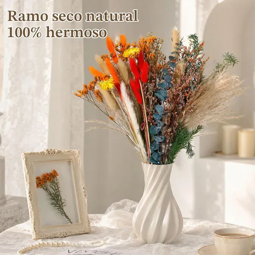 Vista 2 de Flores secas naturales DIY conjunto de flores boho a granel