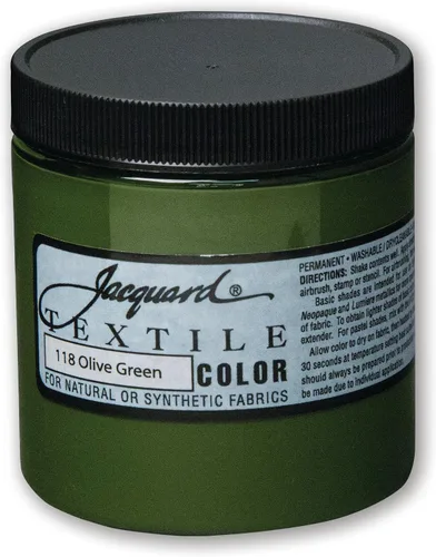 Vista 23 de Jacquard Pintura Textil 8 Oz Negro
