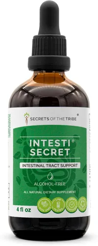 Vista 7 de Intesti Secret Extracto sin alcohol, menta, diente de león, clavo, jengibre, semilla de hinojo, lavanda. Soporte para el tracto intestinal