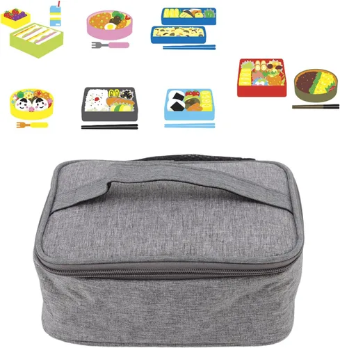 Vista 4 de Yosoo Fiambrera eléctrica, calentador de alimentos, horno portátil USB, lonchera de tela Oxford, calefacción, microondas, calefacción