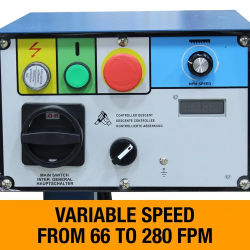 Vista 9 de Baileigh Sierra de cinta de doble inglete de velocidad variable de 10-1/2", 2 HP, 220V 1Ph (modelo BS-350M)