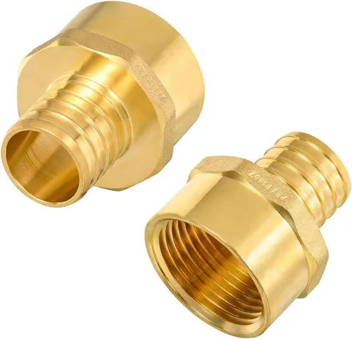 Vista 12 de Paquete de 2 adaptadores hembra Pex X 1 pulgada FIP de 1 pulgada, tubo Pex de 1 pulgada a rosca hembra NPT de 1 pulgada, puerto completo, sin plomo