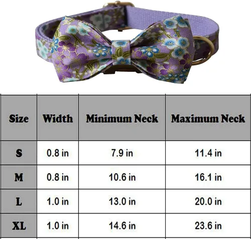 Vista 7 de Collar de perro con lazo, collares de perro resistentes con hebilla de liberación rápida, collares ajustables con corbatín para perros pequeños
