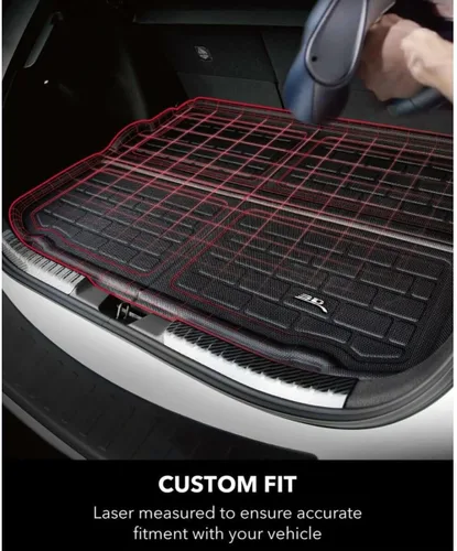 Vista 5 de 3D MAXpider Kagu Protector de respaldo y forro de carga para GMC Yukon 2021-2026 Compatible con Chevrolet Tahoe / Cadillac Escalade, protector