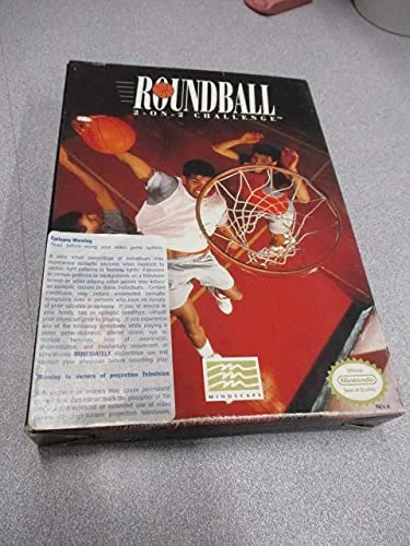 Vista 2 de Roundball 2 on 2 Challenge - Nintendo NES