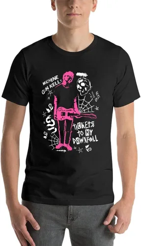 Vista 6 de Camisa para hombre Hip Hop con estampado gráfico, camisetas de cuello redondo