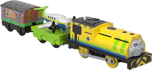 Vista 4 de Thomas & Friends Tren motorizado Raúl y avión Emerson