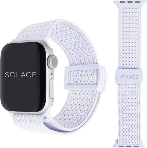 Vista 11 de Solace Sport Adapt - Correas para Apple Watch, nailon transpirable con cierre magnético, correa unisex para reloj inteligente, correa para Apple