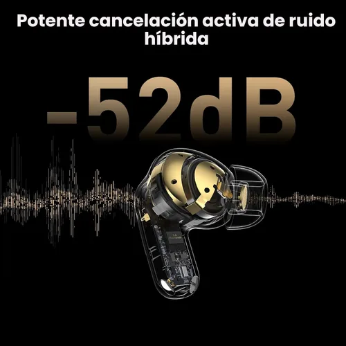 Vista 3 de TOZO NC20 Auriculares inalámbricos con cancelación activa de ruido LDAC