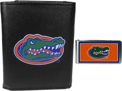 Vista 6 de Siskiyou Sports NCAA Unisex Tri-fold Wallet & Color Money Clip